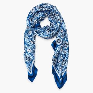 NWOT Tuckernuck Navy Medallion Scarf